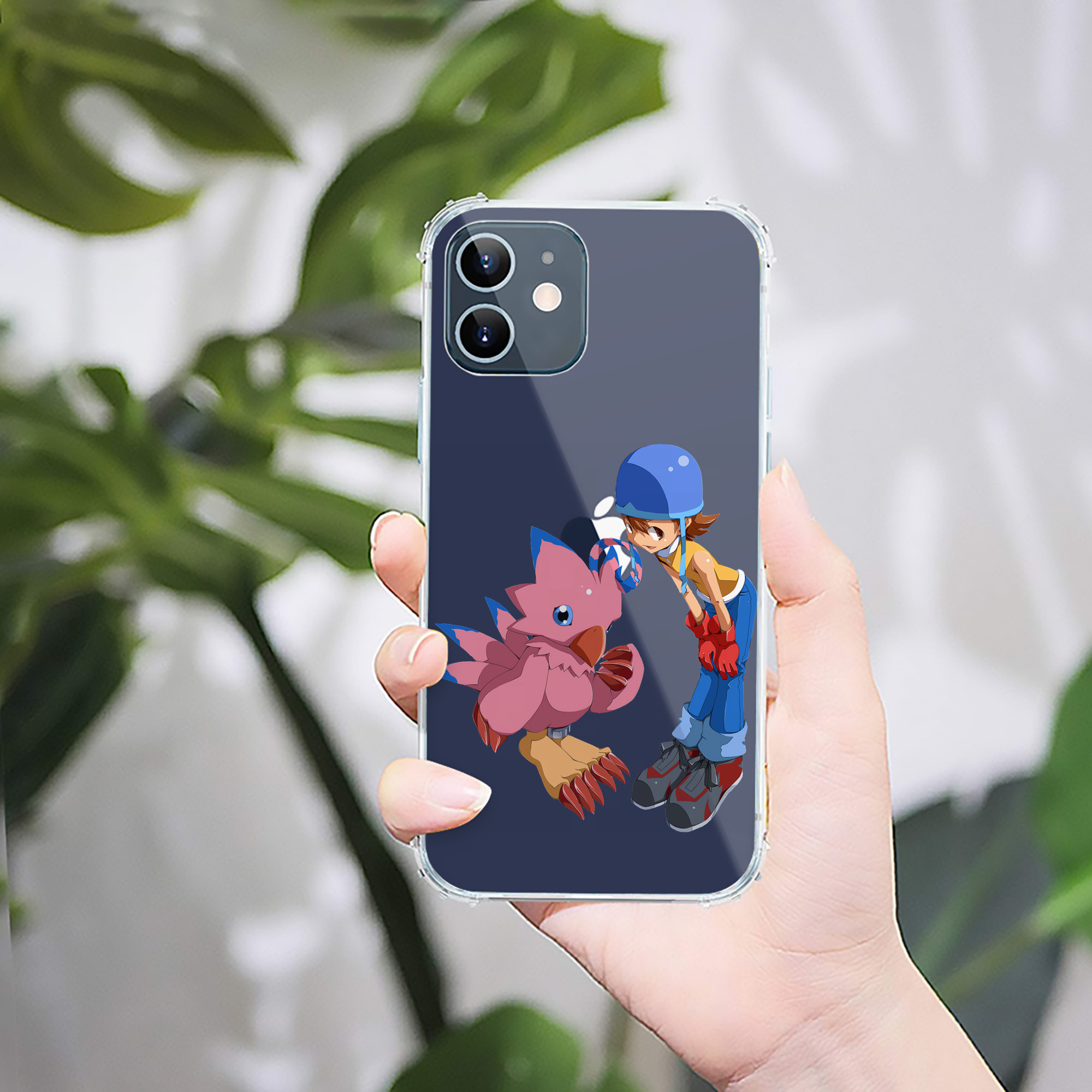 （画像用） Digimon デジタルモンスター/デジモン 【iPhone 12シリーズ対応】透明スマホケース（クリアソフトケース）
